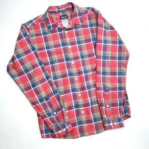 PATAGONIA plaid shirt organic cotton S